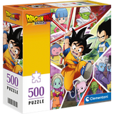 CLEMENTONI Coffret puzzle Dragon Ball ou One Piece, 500 pièces (Dragon Ball - Attaque)