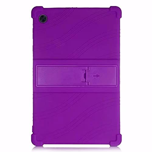 MOOPW Case voor Lenovo Tab M10 HD (2nd Gen) X306M/F 10.1 Inch Tablet 2020 Zacht Siliconen met Beugel Skins Schokbestendig Antislip Beschermend Hoes