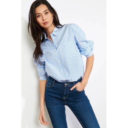 LOLALIZA gestreepte blouse blauw