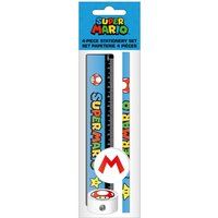 La Plume Doree 4-delige briefpapier set Super Mario blauw