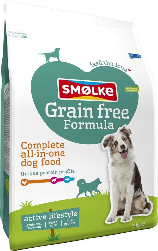 Smølke Grainfree Formula - Adult Hond - 3kg