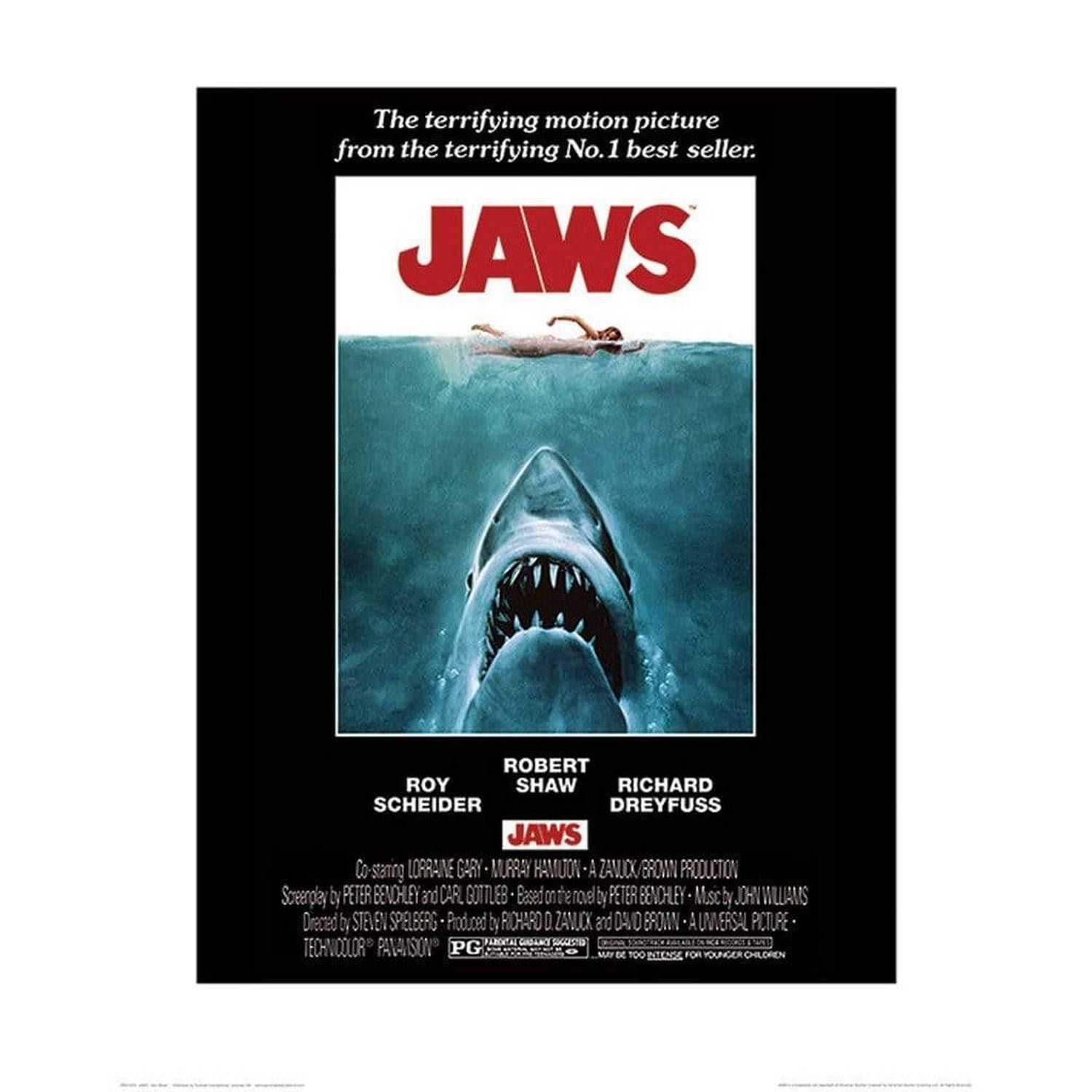 Pyramid jaws one sheet kunstdruk 60x80cm - Papier - 5051265406798
