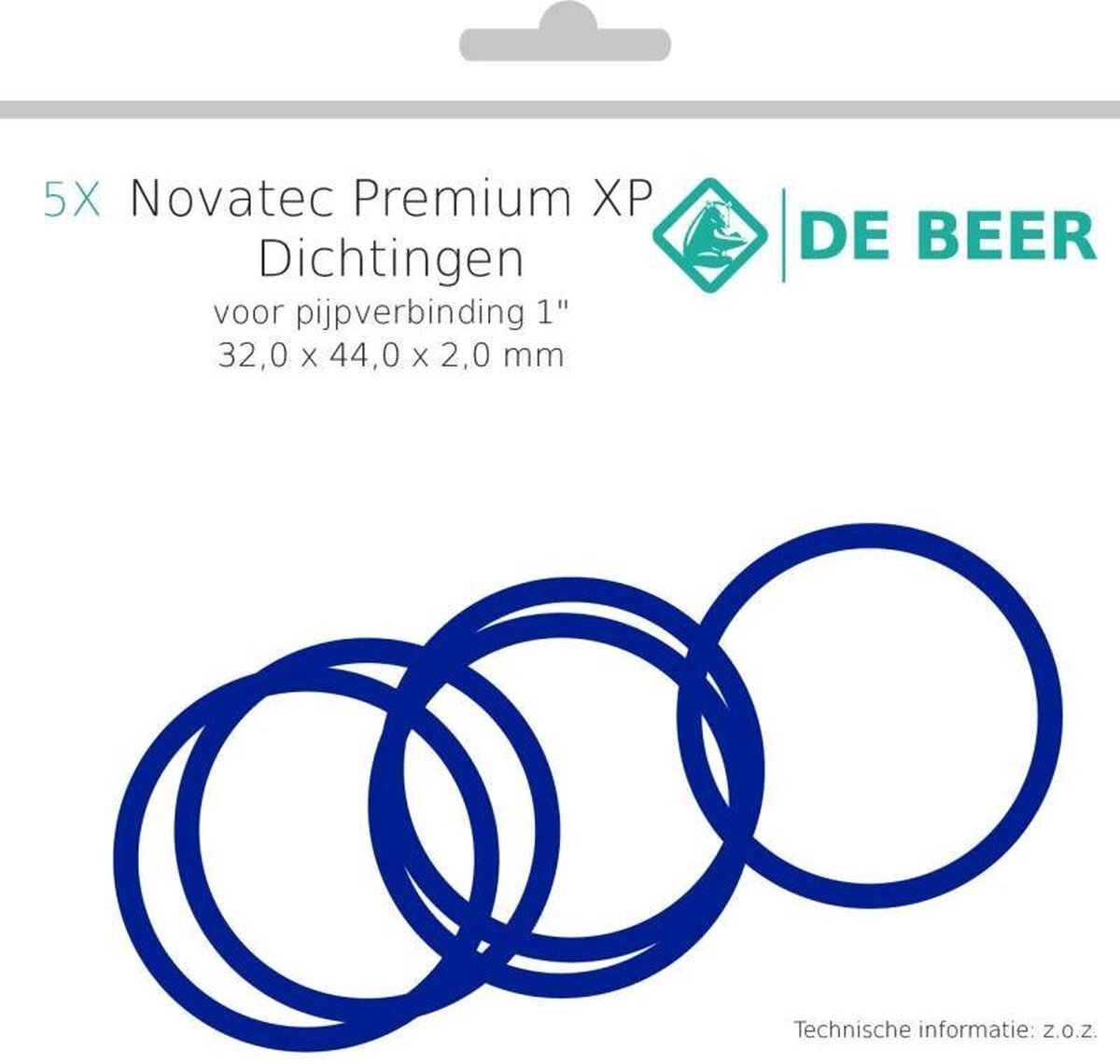 Beer, DE primium ring 1 32x44x2 mm - 5 stuks