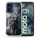 Cokitec Versterkte hoes voor Motorola G35 5G Animal Tiger Business