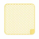 waterval Goud Waterval Gootsteenmat - Siliconen - 34,5 x 34,5 cm - Vierkant