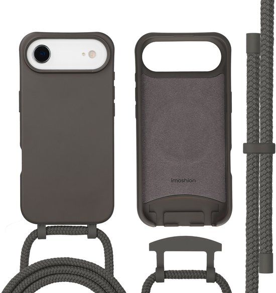 imoshion Color Backcover met afneembaar koord met MagSafe voor de Apple iPhone Air - Black Coffee