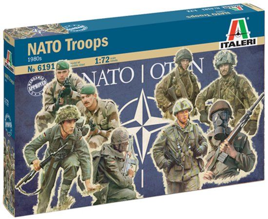 Italeri Modelbouwpakket Diorama - 6191 Nato Troops 1980s Plastic - 1:72