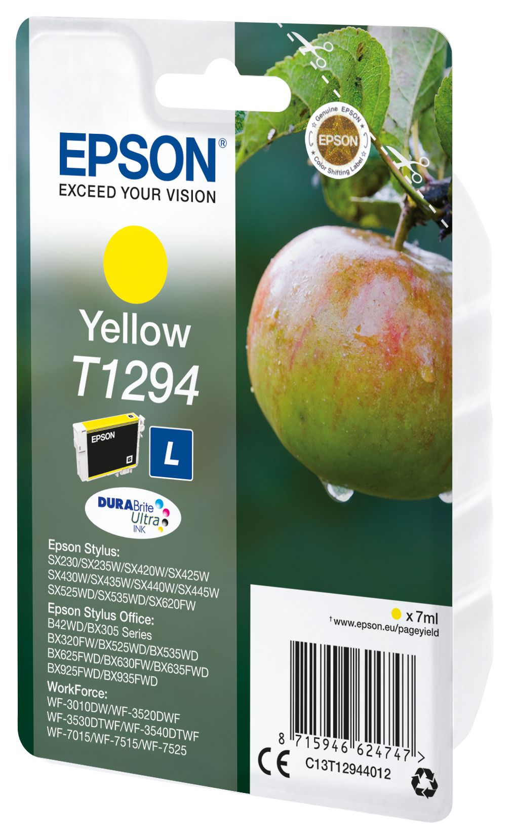 Epson T1294 DURABrite Ultra Geel Ink Cartridge