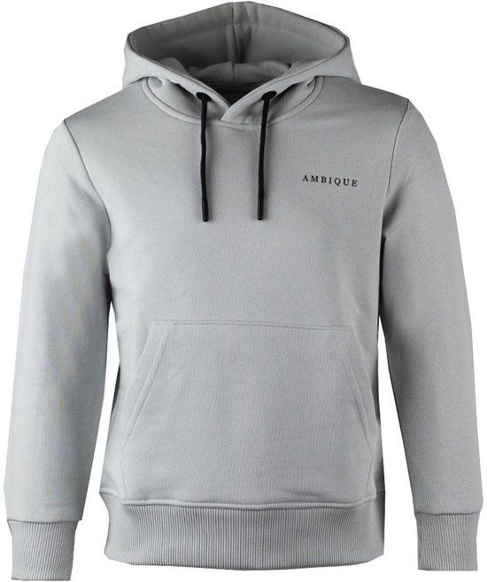 AMBIQUE - Nick hoodie - Grijs - Maat 152