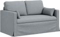 vidaXL Bank Lichtgrijs Stof 139 x 78 x 80 cm
