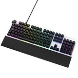 NZXT Mechanisch pc-gamingtoetsenbord met volledige grootte - verlicht - lineaire RGB-schakelaars - MX-compatibele schakelaars - hot swap - duurzame aluminium bovenplaat - mechanisch toetsenbord | FR