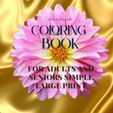 Flower Coloring Book for Seniors