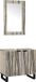 vidaXL Ensemble de meubles de salle de bain 2 pièces Bois de manguier massif Blanc