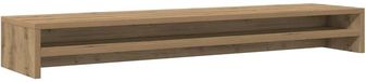 vidaXL Monitorstandaard Artisan Eikenhout 100x24x13 cm