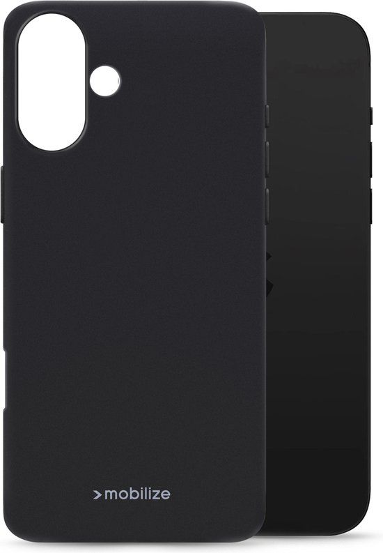 Mobilize TPU Back Cover Mat Zwart Apple iPhone 16 Plus