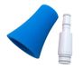 Nuvo Instrumental N515SWBL Wit met Blauwe Trim Recht je jSax Kit