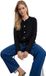 Trendyol Zwarte Basic Jacket Look Gebreide Cardigan Twoaw24Hi00090