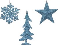 Decoris Hanger plc l0.8b10.5h10.5 cm sblw kerst
