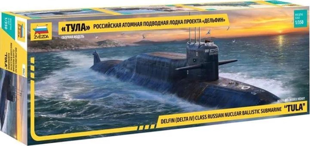 Zvezda - Tula Submarine Delfin/delta Iv Class (1/20) * - ZVE9062 - modelbouwsets, hobbybouwspeelgoed voor kinderen, modelverf en accessoires