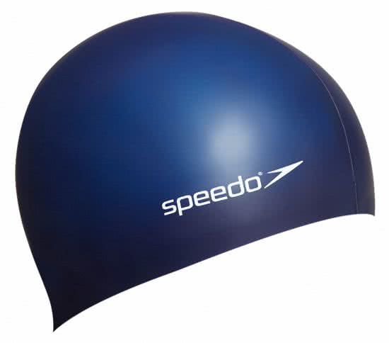 Speedo Plain Flat - Badmuts - Unisex - Navy - One size