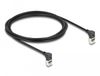 Delock 80282 Netwerkkabel Zwart 2 m Cat6a S/FTP