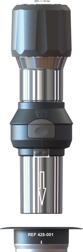 Gard & Rock Adapterplaat â€“ Tussenstuk - Aan te sluiten op het grondanker - Aluminium