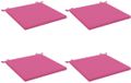 vidaXL - Zitkussens - SOEST - 4 stuks - 100% Polyester - Roze