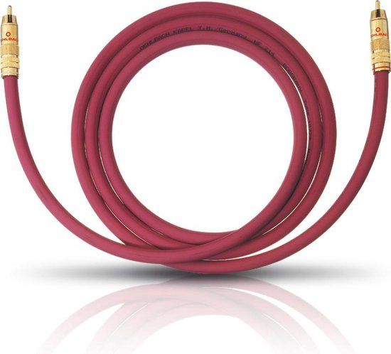 Oehlbach 20544 audio kabel 4 m RCA Bordeaux