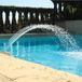 Fontaine d'eau réglable pour jardin et piscine