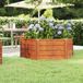 Maison Exclusive - Jardinière surélevée, couleur rouille, 129x129x45 cm, version acier Corten