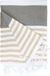 The One Towelling Hamam handdoek Marine - 100 x 180 cm - Bruin/Crème