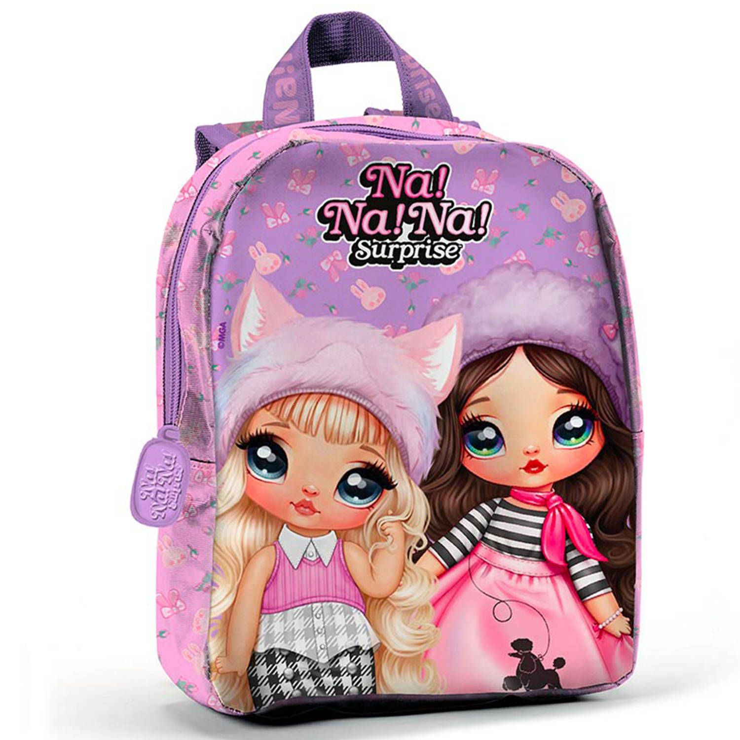 n/a Peuterrugzak Dolls Glam - Roze - 27 x 22 x 8 cm - Polyester