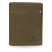 Pepe Jeans Staple Verticale portemonnee met kaartvak, groen, 8,5 x 10,5 x 1 cm, leer