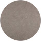 vidaXL Vloerkleed LUGO Crème en Taupe Ø 160 cm Polyester