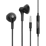 Hoofdtelefoon, Cool Bora Hoofdtelefoon, 3,5 mm, Stereo, met Microfoon, Zwart