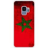 Samsung Galaxy S9 Drapeau maroc Verstevigd hoesje met sublimatie bedrukking
