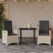 Maison Exclusive - Salon de jardin 3 pièces avec coussins, polyrotin gris clair