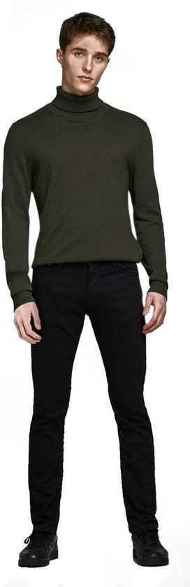 Jack & Jones Regular Fit Heren Broek - Zwart - Maat W33 X L34