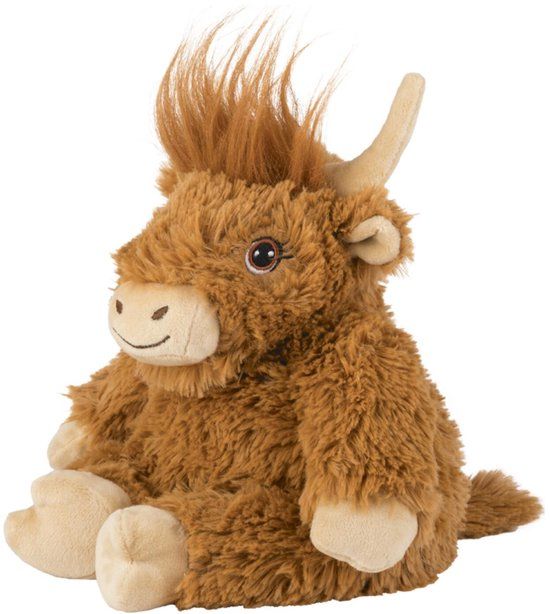 Warmies Schotse Hooglander Koe - 25 cm - Warmte Knuffel