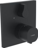 Hansa Living - Thermostatische badkraan inbouw, Thermo Cool, mat zwart