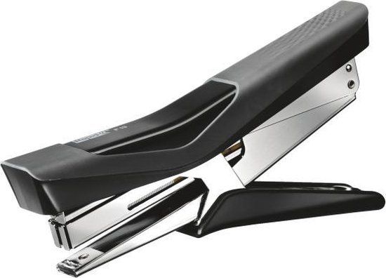 Rapid Ergonomische Niettang Fixativ F19 Nietcapaciteit 20 Vellen Zwart