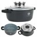 Karl Hausmann Granieten Pan 4.4L met Non-Stick Coating & Deksel