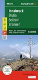 freytag & berndt Wanderkarte WK 0241 Innsbruck, Stubai - Sellrain - Brenner 1:50.000: mit APP, wasserfest und reißfest