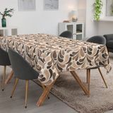 ANRO Tafelkleed Beige druppels 240x140cm