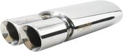 Simoni Racing ESR633 Silencieux sport universel, silencieux sport, échappement de voiture universel, double sortie ronde, acier inoxydable