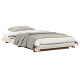 vidaXL - Bedframe - Bruin - 80 x 210 cm - Massief grenenhout