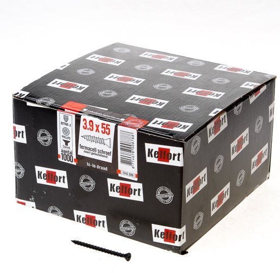 Kelfort Fermacellschroef 3.9 x 55 mm - 1000 st