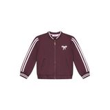 Stains&Stories sweatvest - donkerrood