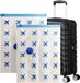 Kanguru Vacuümzak voor Kleding, Truien, T-shirts, Polyamide, 40x60 cm, 2 stuks
