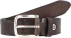 b.belt Leren Riem Cesar Belt W110 Dark Grey Grijs